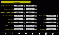 Alarmy (HP1000/HP1003)