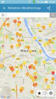 Aplikacja Netatmo - mapa stacji pogodowych