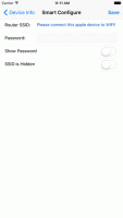Aplikacja WS TOOL dla iOS - screen 1