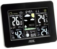 Stacja pogodowa ADE WS1503 (czarna)