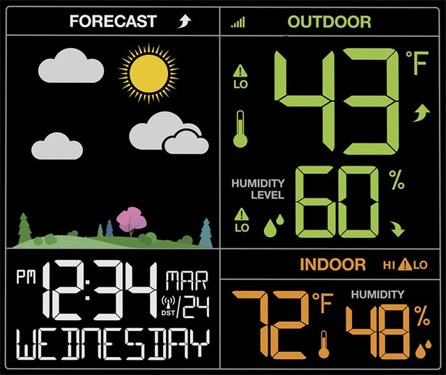 La Crosse Technology WS6822 - wy�wietlacz