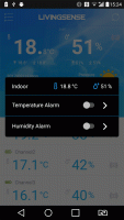 Aplikacja LivingSense - alarmy