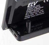 Stacja pogodowa ELV RS500 - konsola z tyłu