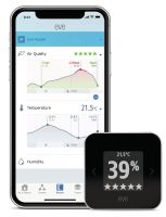 Eve Room ze smartfonem i otwart aplikacj