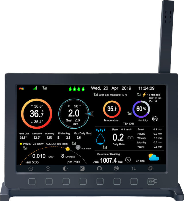 Konsola stacji pogodowej HP256x