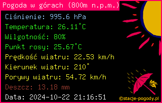 Przykadowy wygld banera pogodowego