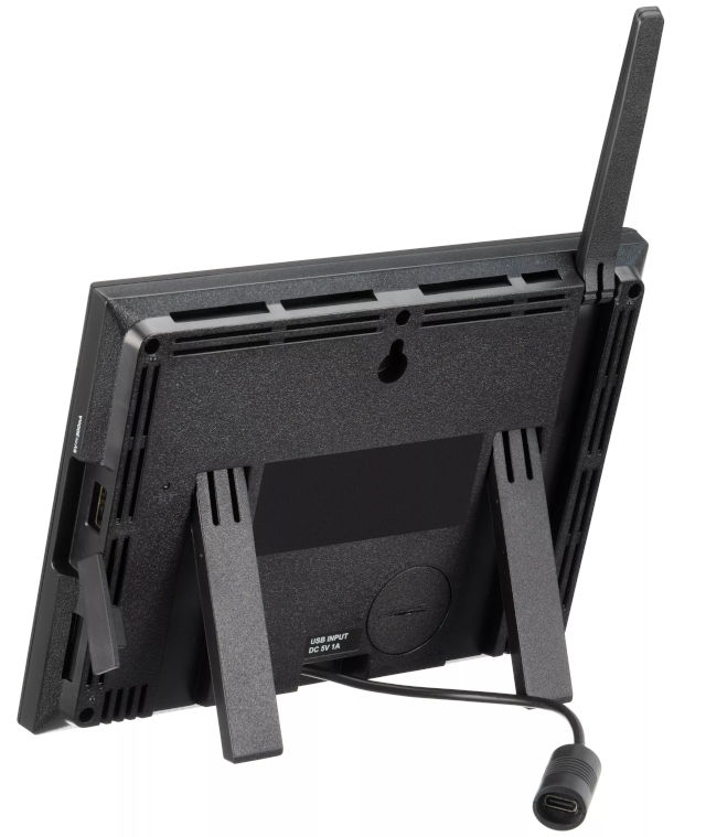 MeteoChamp 9w1 z WBGT - konsola 7 cali z tyłu