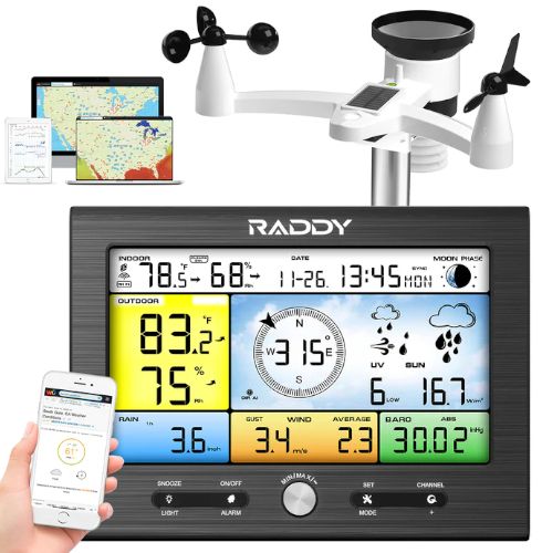 Stacja pogodowa Raddy WF-100SE