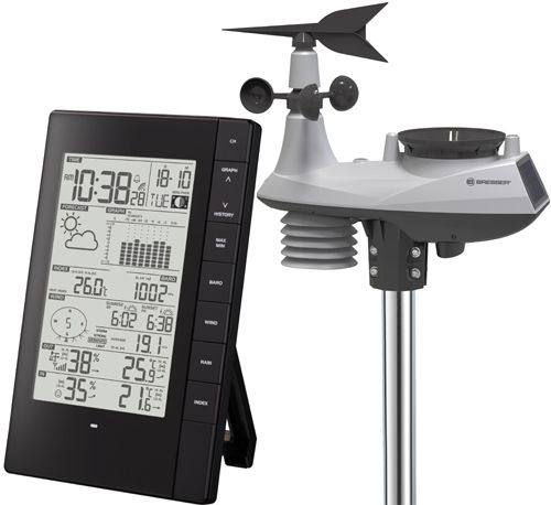 Stacja pogodowa Bresser PC Weather Station z czujnikiem 6 w 1 (7002570)