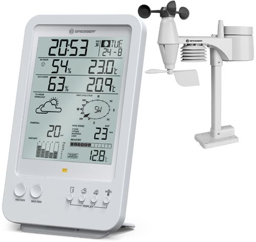 Stacja pogodowa Bresser Weather Center 5-in-1 (7002510, 7002511)
