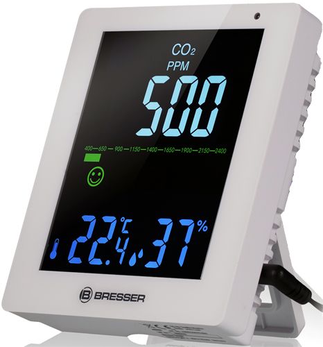 Stacja pogodowa Bresser CO2 Air Quality Monitor Smile (7004020)