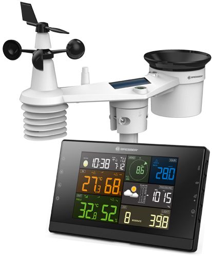 Stacja pogodowa Bresser WLAN Weather Centre Profi-WSC with 7-in-1 Sensor (7003360)