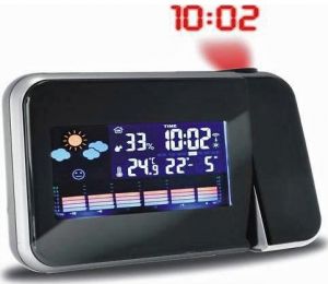 Stacja pogodowa Digi-Tech Farb Wetterstation mit Funk Projektionsuhr