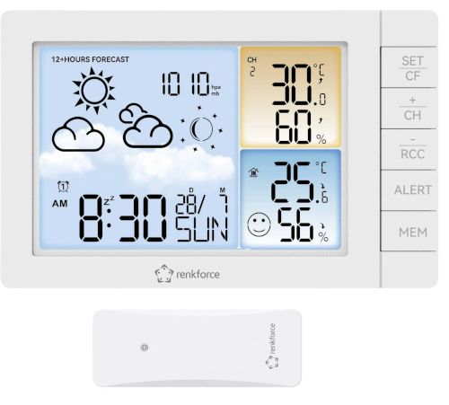 Stacja pogodowa Renkforce RF-4883634 (2441817)