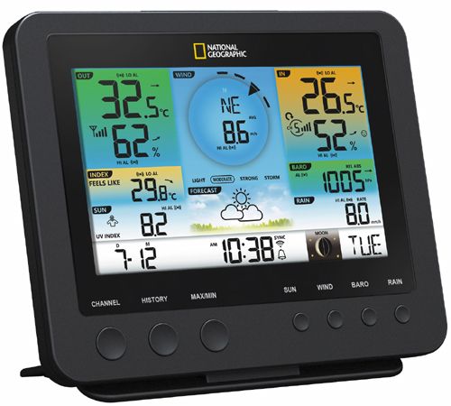 Stacja pogodowa National Geographic WIFI Weather Center 7in1 (9080600)