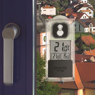 Stacja pogodowa TFA Dostmann soneczny termometr okienny (30.1049)