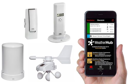 Stacja pogodowa TFA Dostmann WeatherHub SmartHome - zestaw "Stacja Pogodowa" (31.4005.02)